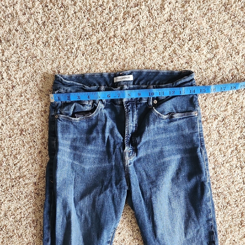 Good American - Dark Blue Skinny Jeans - W12/L31 - Picture 2 of 8